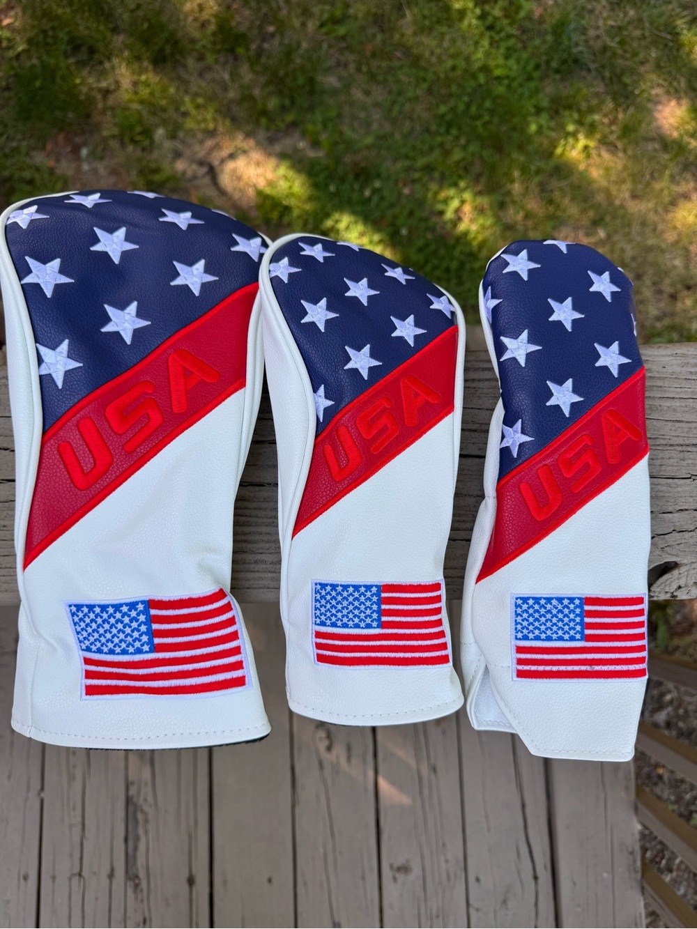 USA Flag Golf Club Head Covers